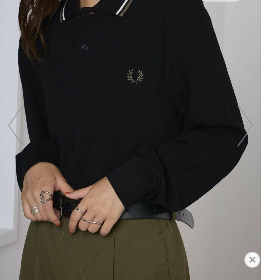 FRED PERRY Twin Tip Shirt ブラック M フレッドペリー