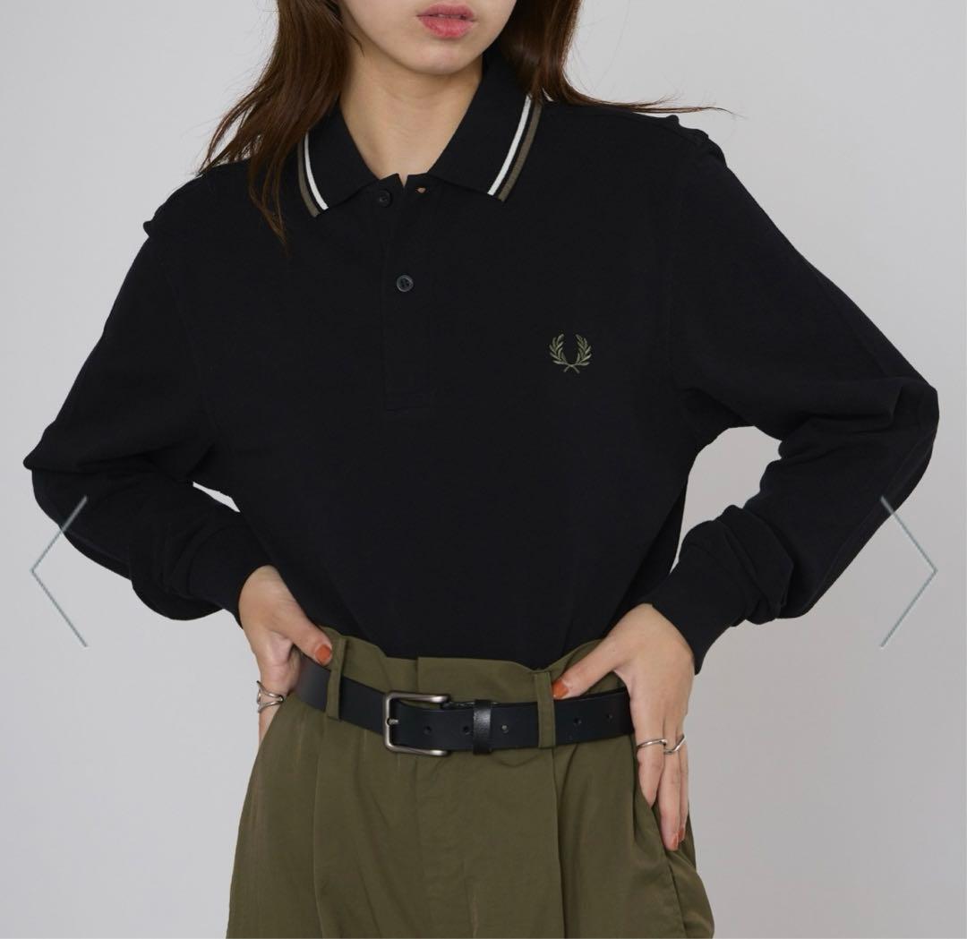 FRED PERRY Twin Tip Shirt ブラック M フレッドペリー