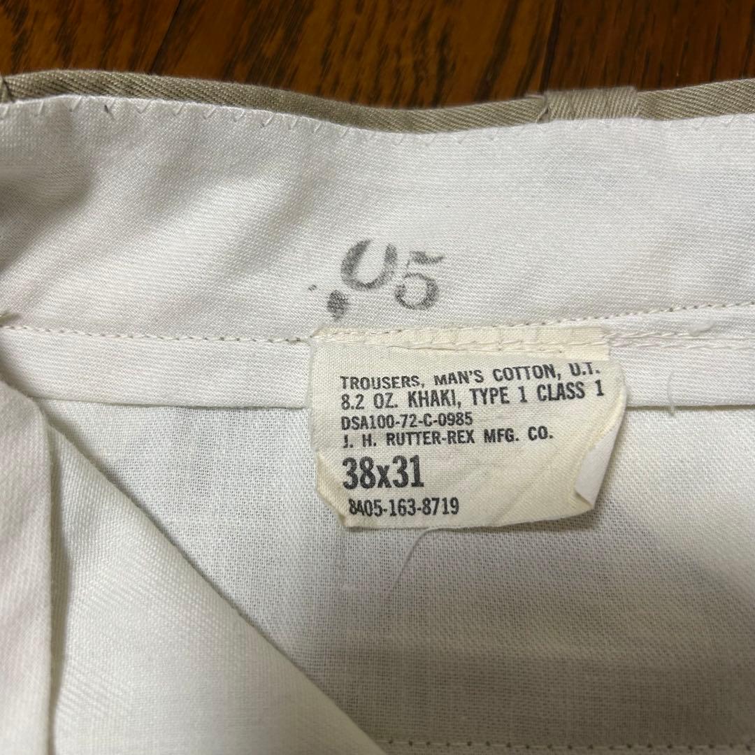 70s US ARMY チノパン W38 ベージュ