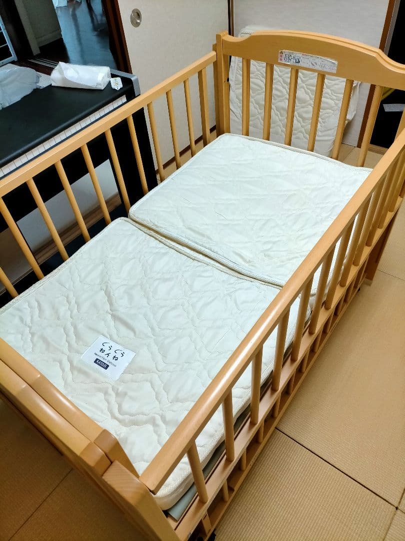 サワベビー　ベビーベッド（サークル変更可能）