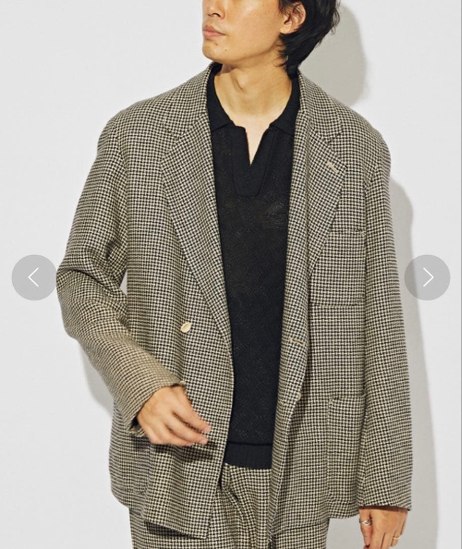 【m’s braque for BOUCLE】コンフォートルーゼン Wジャケット