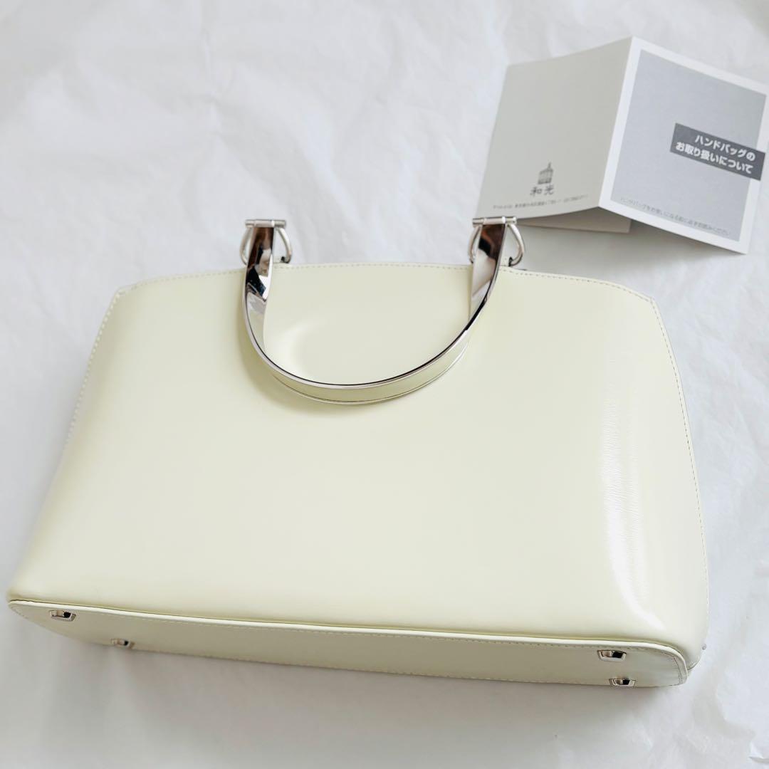 銀座WAKO フォーマルバッグ　ホワイト　銀座和光