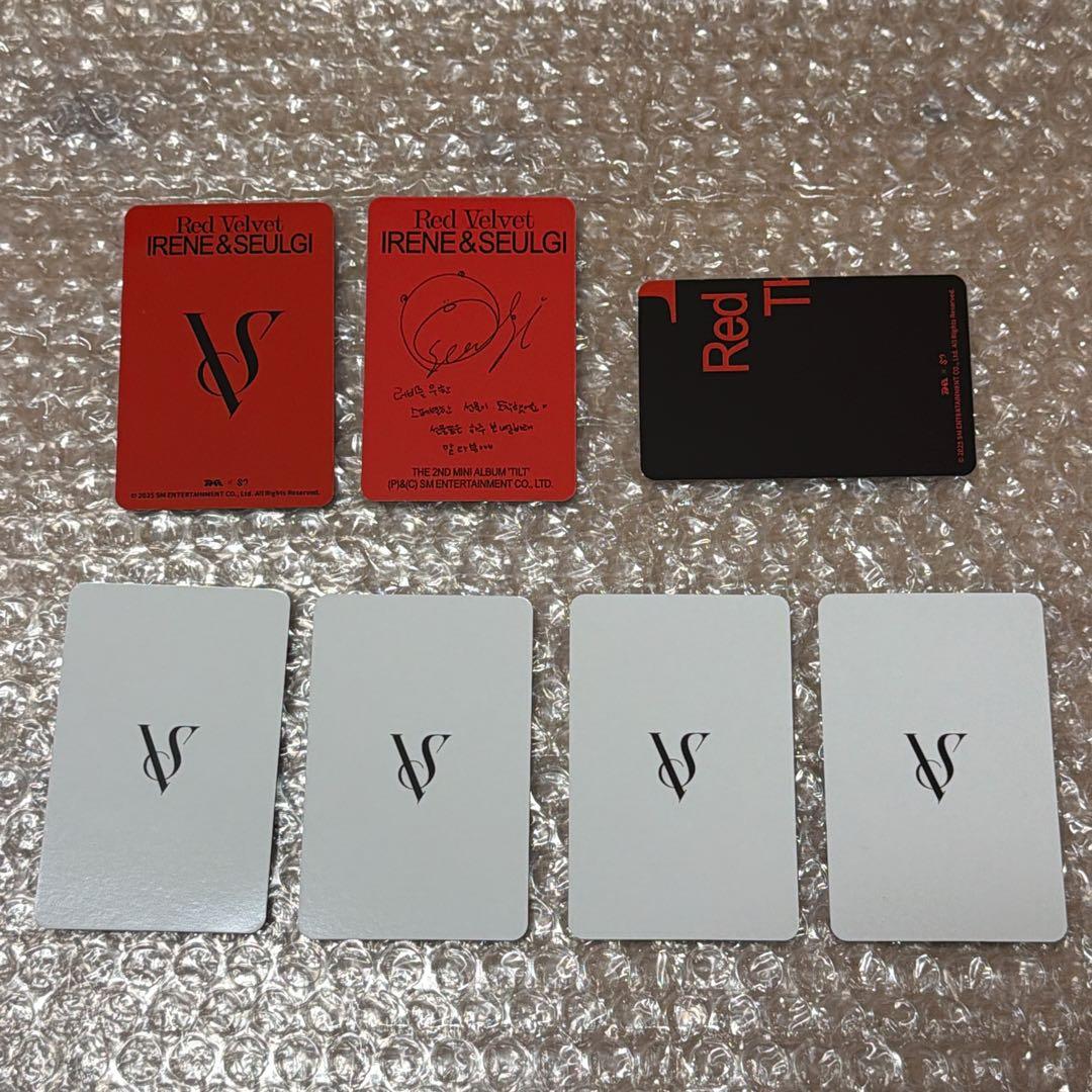 TILT IRENE SEULGI スルギ トレカ まとめ売り セット