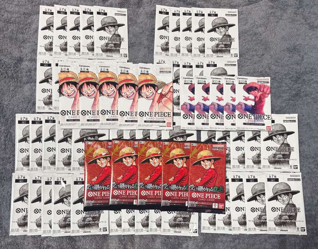 【新品未開封】　ワンピースカード　プロモ　3周年トレジャーキャンペーンなど