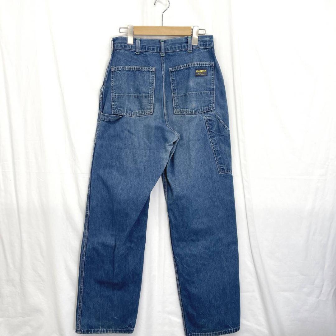 OSHKOSH : 60s 70s デニムペインターパンツ★インディゴ
