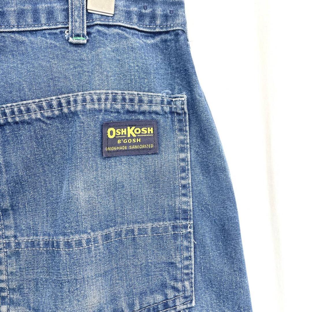 OSHKOSH : 60s 70s デニムペインターパンツ★インディゴ