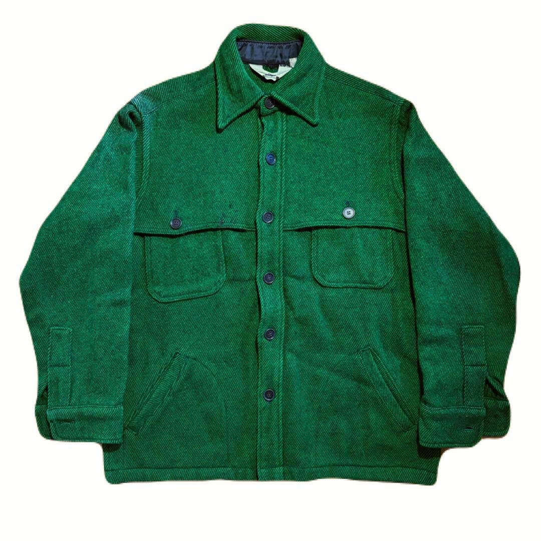 70s WOOLRICH ウールリッチ ウールジャケット グリーン