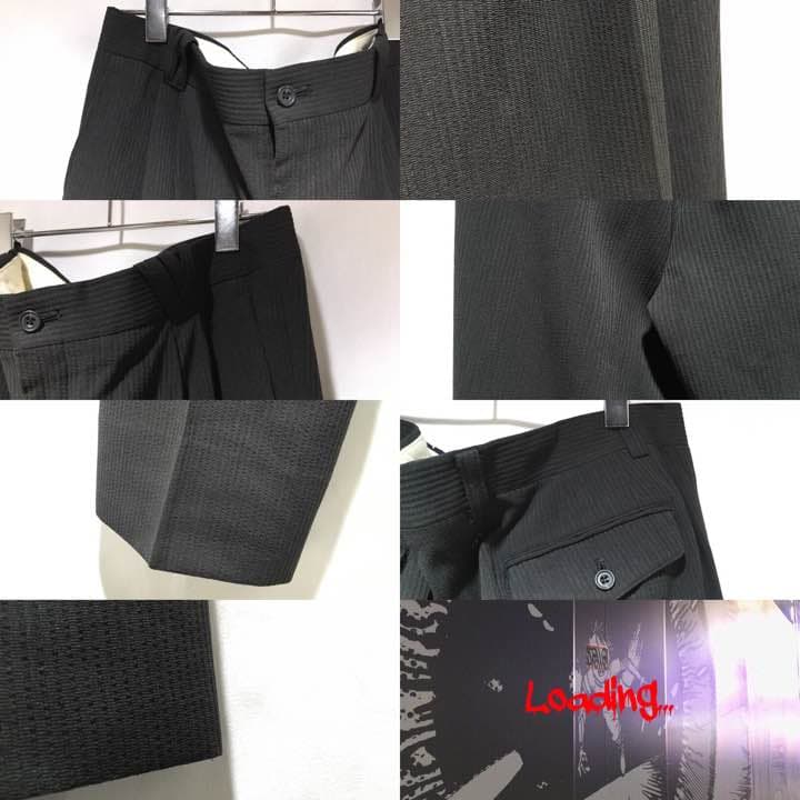 スーツ Mao Collar X Fake Corduroy Wide SetUp