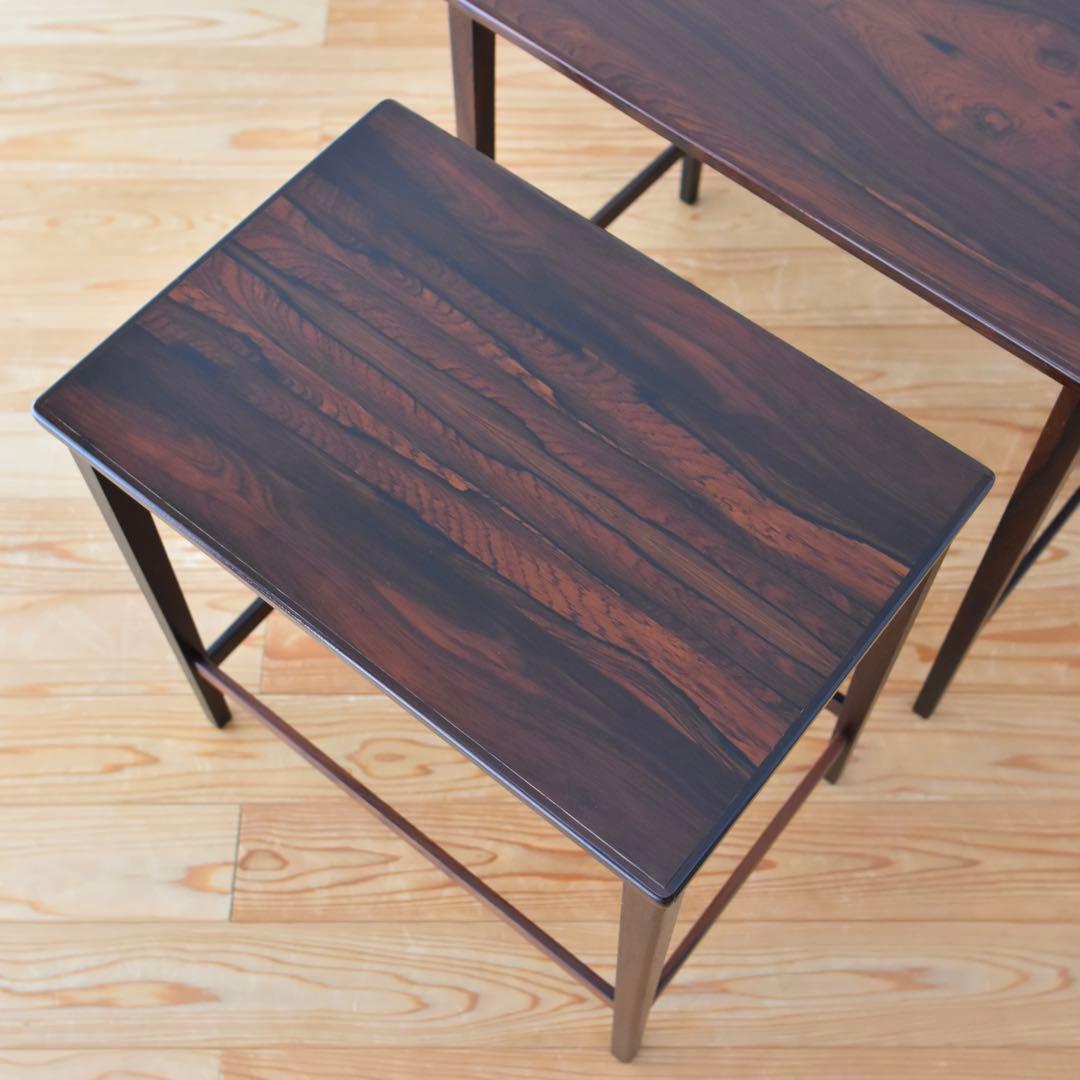 Bruksbo ノルウェー　ローズウッド　ネストテーブル