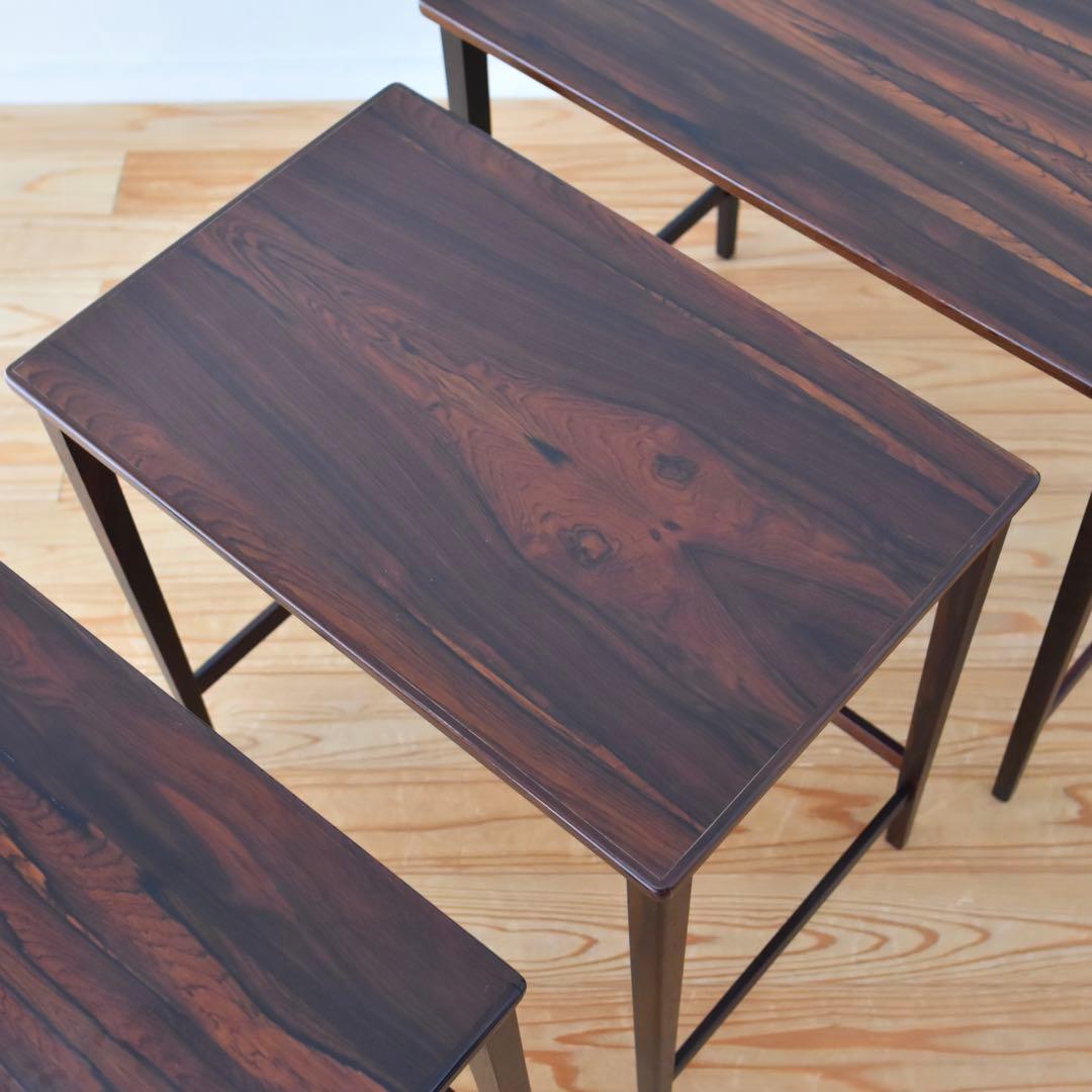 Bruksbo ノルウェー　ローズウッド　ネストテーブル