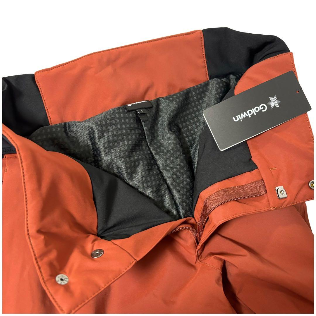 希少 新品 ゴールドウィン G/F チーム パンツ UH バーントヘナ S 中綿