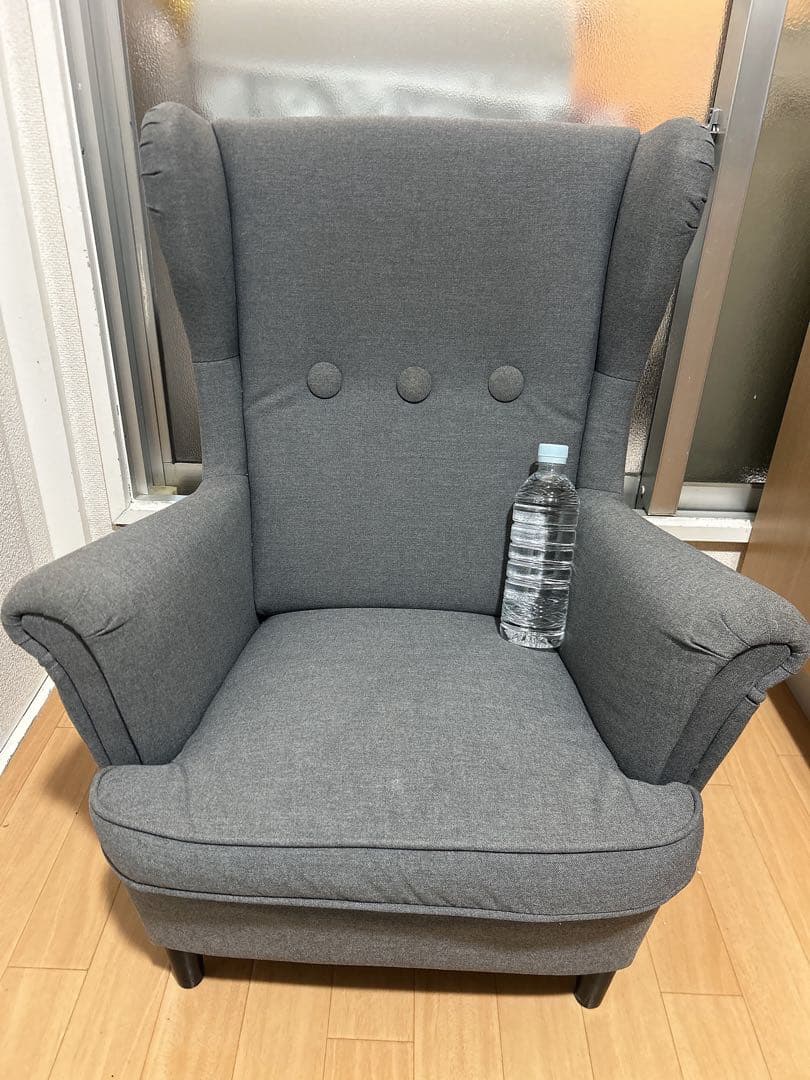 【送料込、組立不要】IKEA STRANDMON ストランドモン キッズ グレー