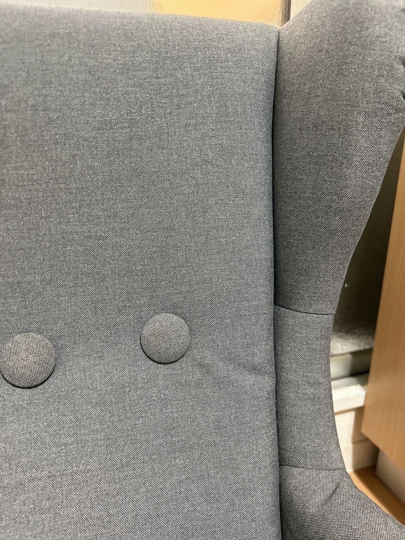 【送料込、組立不要】IKEA STRANDMON ストランドモン キッズ グレー