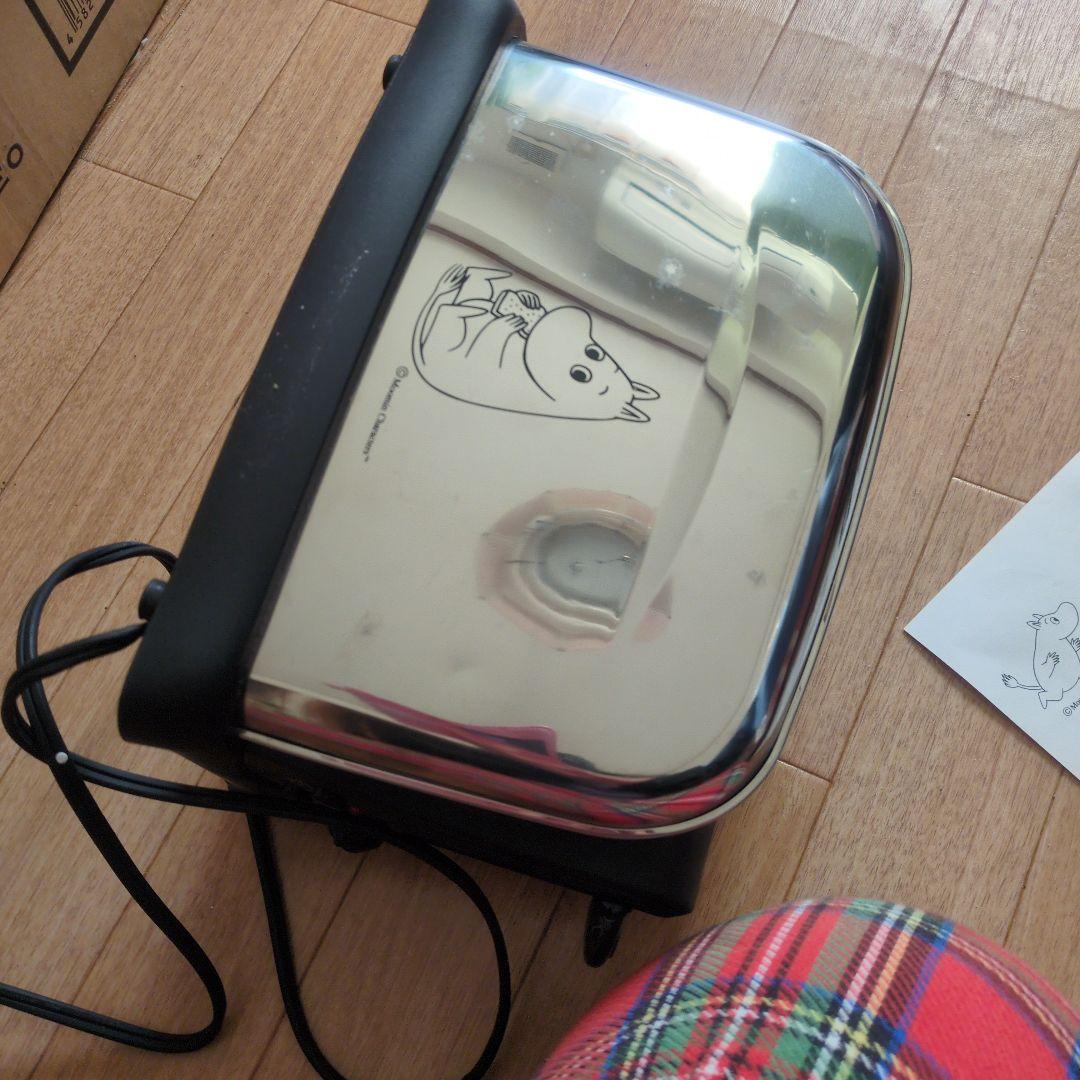ムーミン トースター 2スロット 当選品　ムーミンの顔が焼ける！
