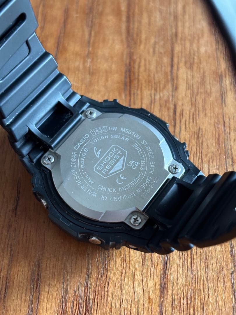 G-SHOCK GW-M5610U ソーラー　ブラック 中古品