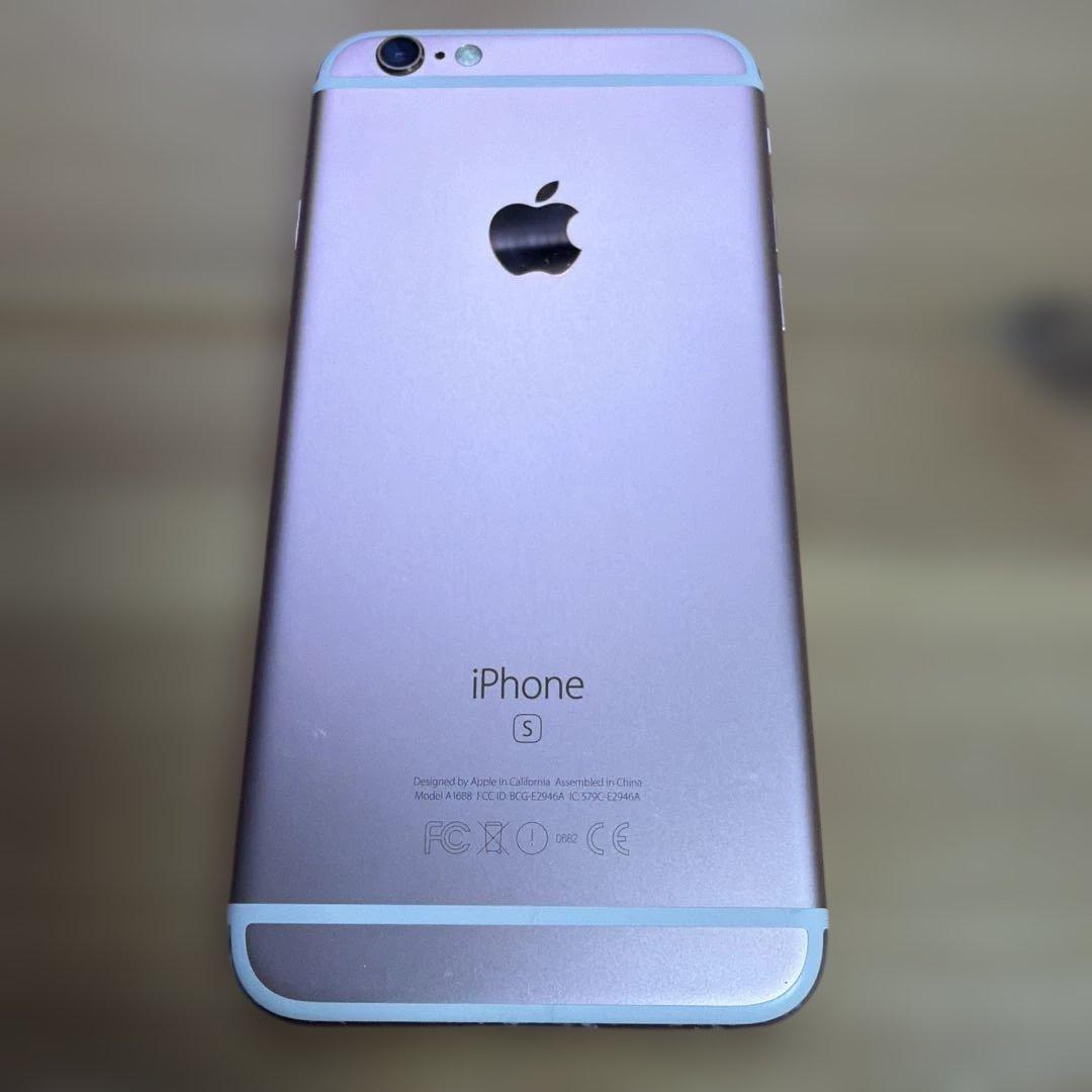 Phone6S 64GB ローズゴールドMGQR2J/A バッテリー84%