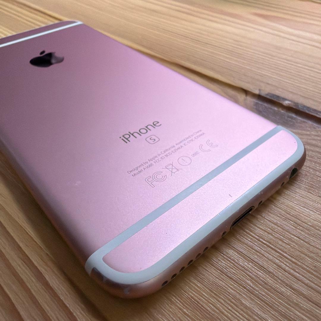 Phone6S 64GB ローズゴールドMGQR2J/A バッテリー84%