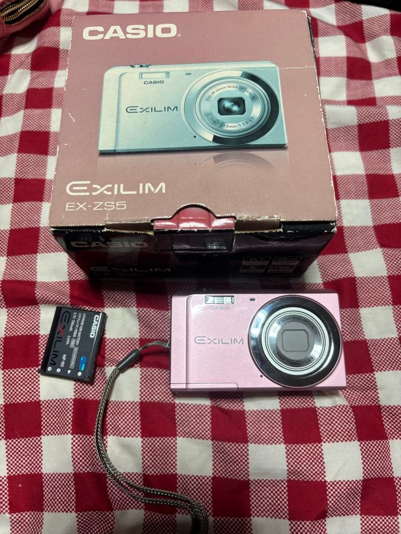 【CASIO】 EXILIM EX-ZS5 ピンク