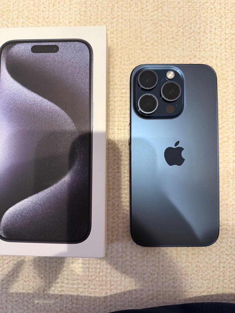 Apple iPhone 15 Pro ブルーチタニウム 本体 258GB