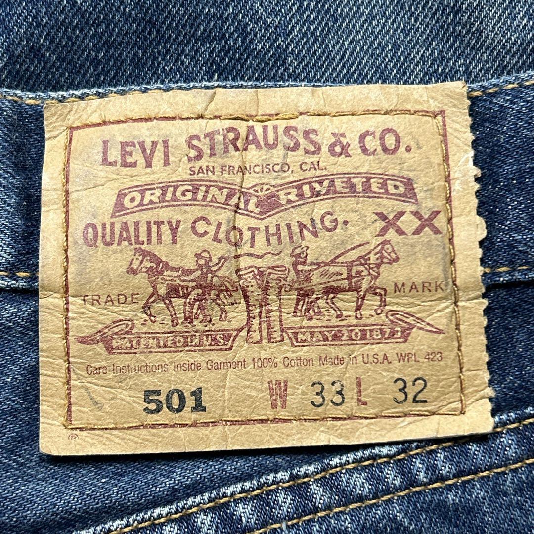 90s リーバイス　USA製 501 グッドフェード　W33 サイズ丈感◎