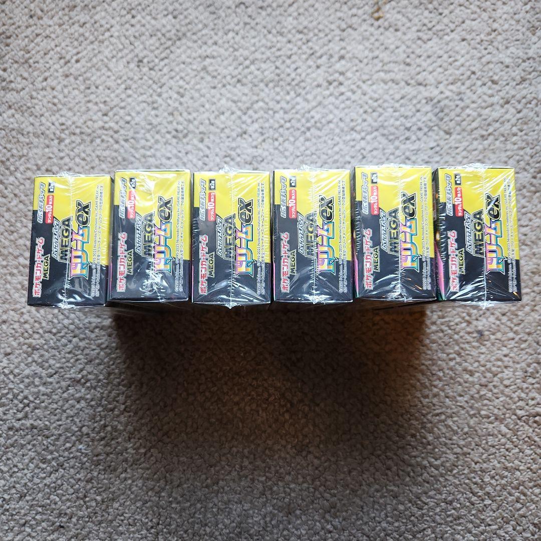 ポケモンカードゲーム　メガドリームex　6BOX　シュリンク付き