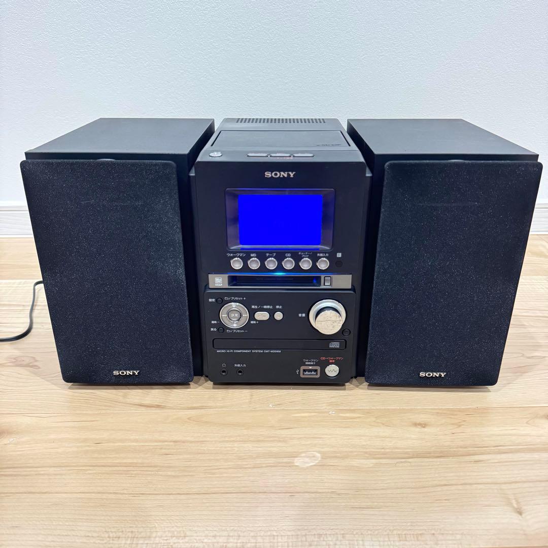 【動作確認済】 SONY CMT-M35WM ミュージックコンポ　ミニコンポ