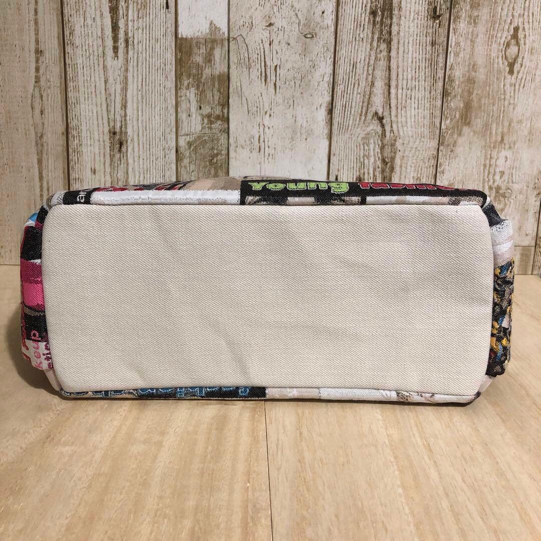 ショルダーバッグ　ハンドメイド　デニムリメイク　アイボリー【新品デニム】