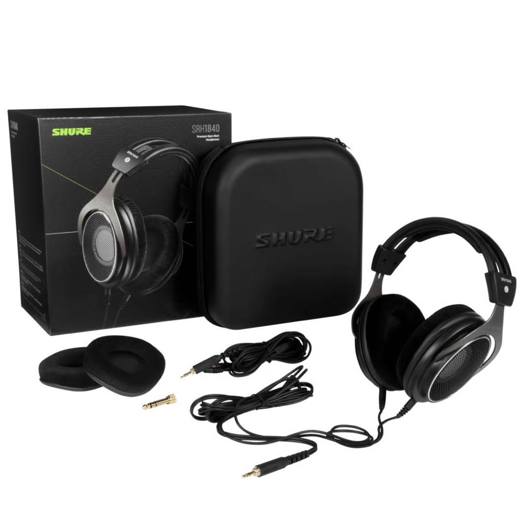 SHURE SRH1840 プロフェッショナル オープンバック ヘッドホン
