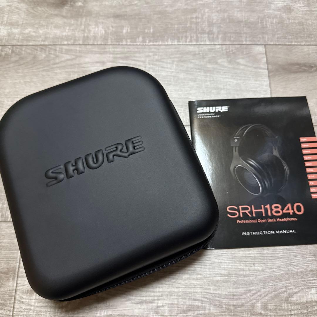 SHURE SRH1840 プロフェッショナル オープンバック ヘッドホン