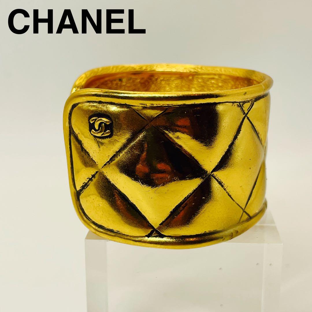 専用❗️CHANEL✨シャネル　刻印あり　ココマーク　マトラッセ　バングル