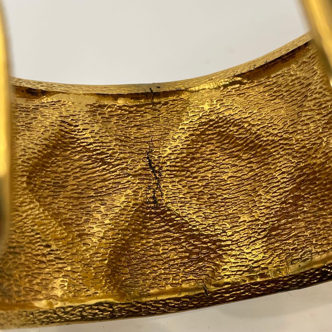 専用❗️CHANEL✨シャネル　刻印あり　ココマーク　マトラッセ　バングル