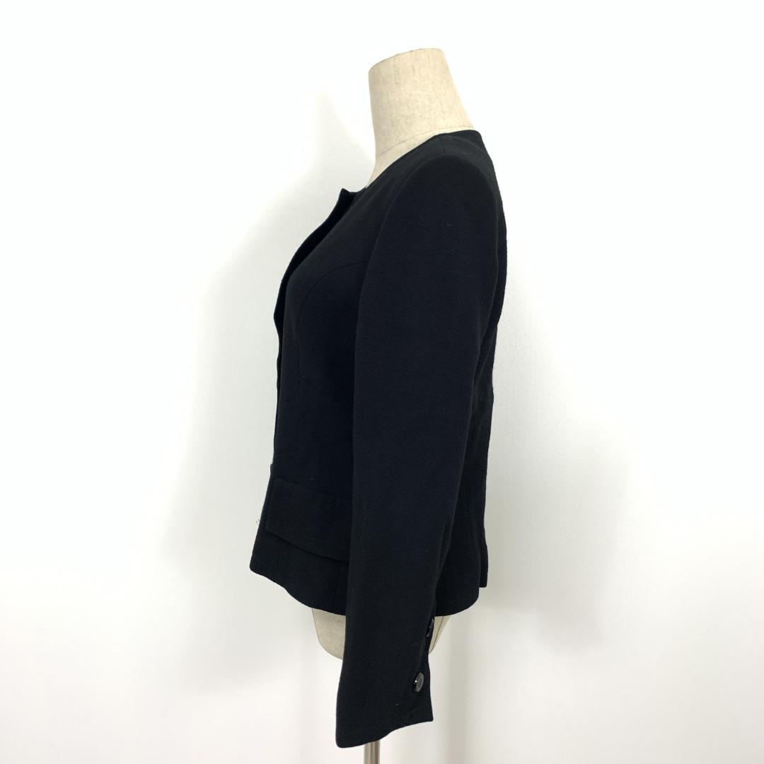 LA8348 ジバンシースカートスーツ セットアップ 黒 ウール100％ 10