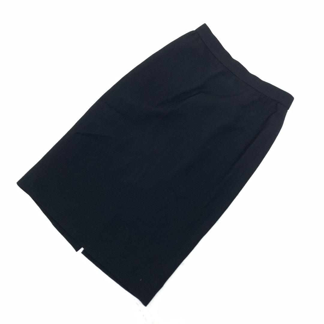 LA8348 ジバンシースカートスーツ セットアップ 黒 ウール100％ 10