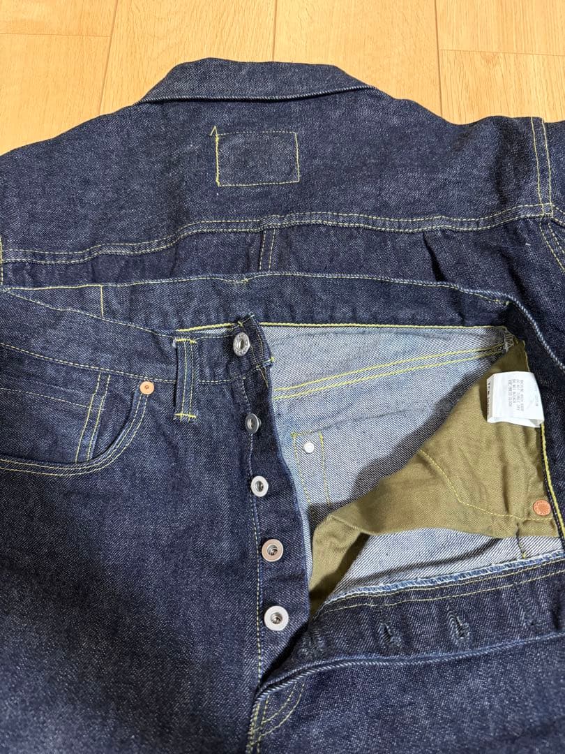 【入手困難】TCBジーンズ　S40sセットアップ　新品　赤タブ