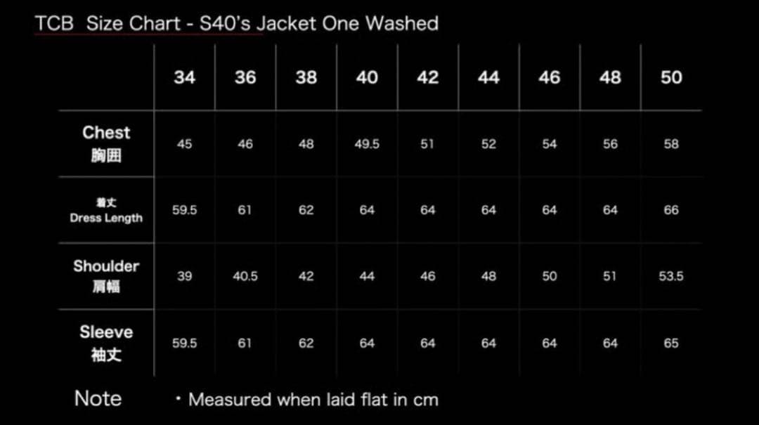 【入手困難】TCBジーンズ　S40sセットアップ　新品　赤タブ