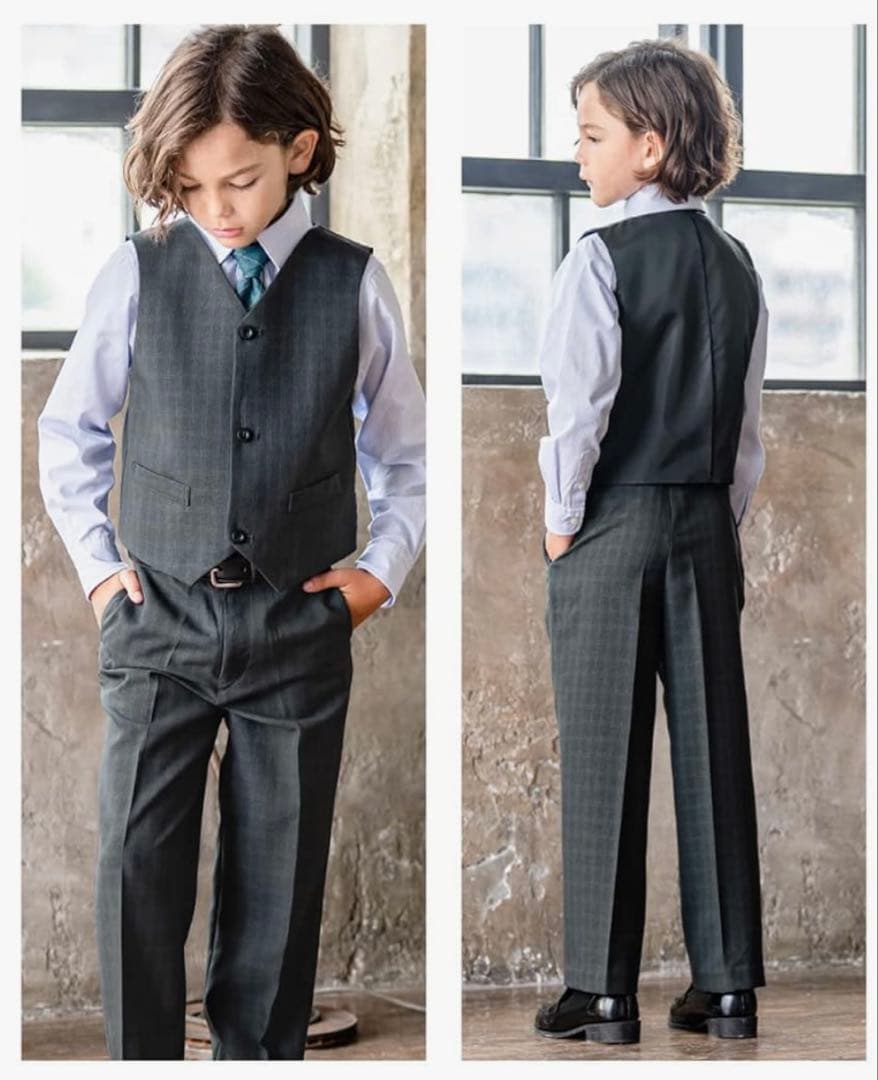 アリサナ　B. Gray Check 120cm スーツ