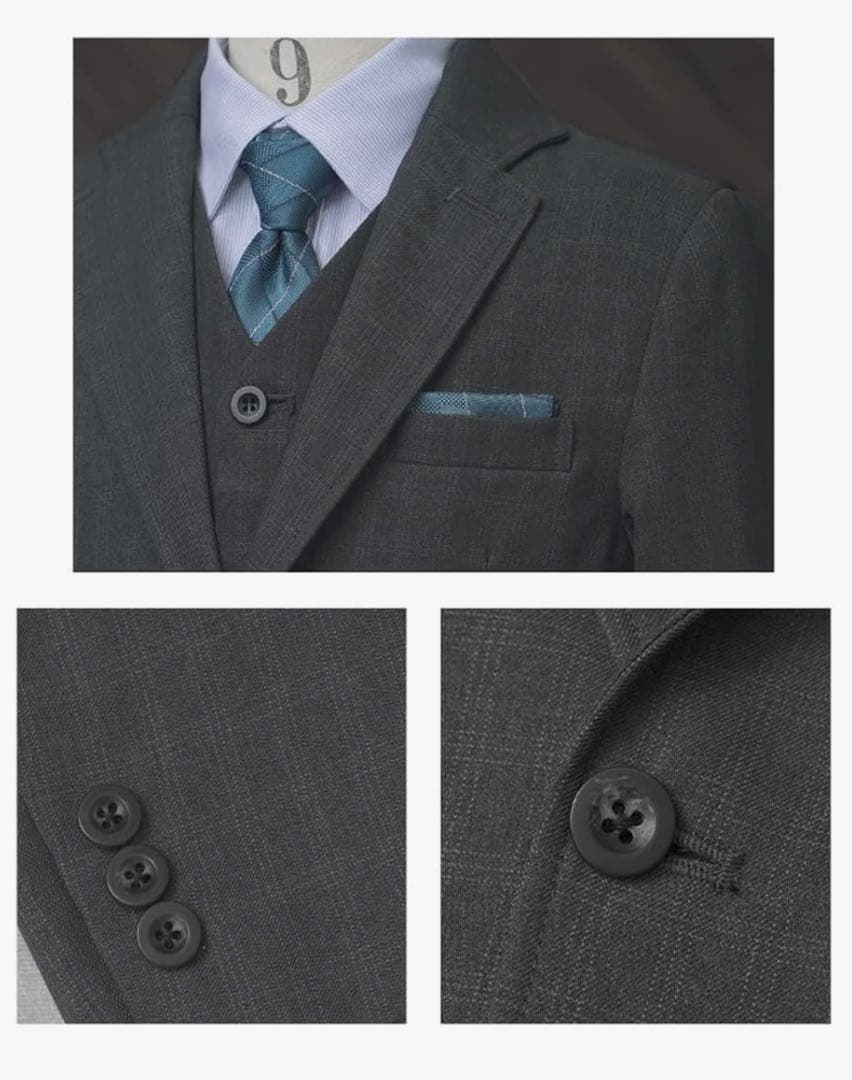 アリサナ　B. Gray Check 120cm スーツ