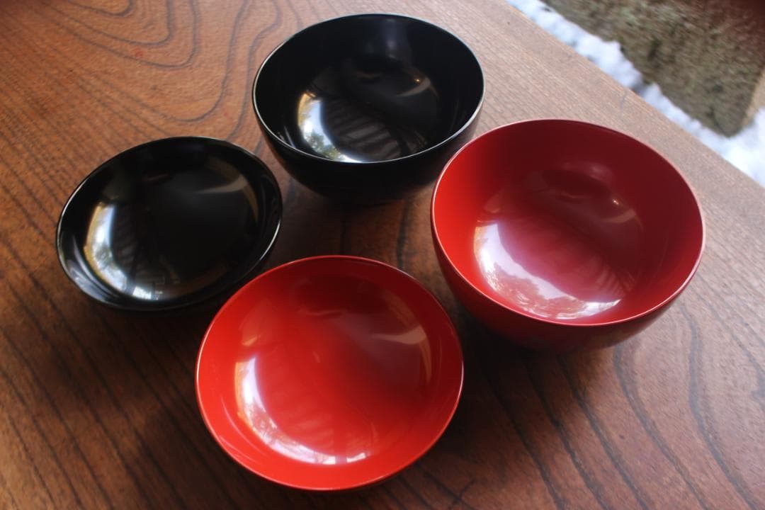 デッドストック！極上秋草蒔絵の美しい夫婦椀（検輪島塗蒔絵椀雑煮椀