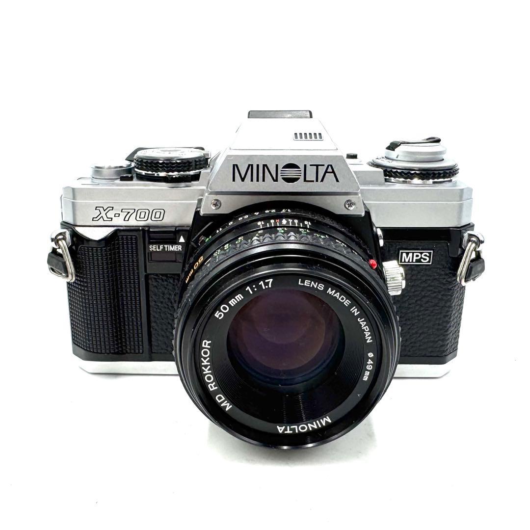 完動品 MINOLTA ミノルタ X-700 銘玉50mm F1.7 レンズ付