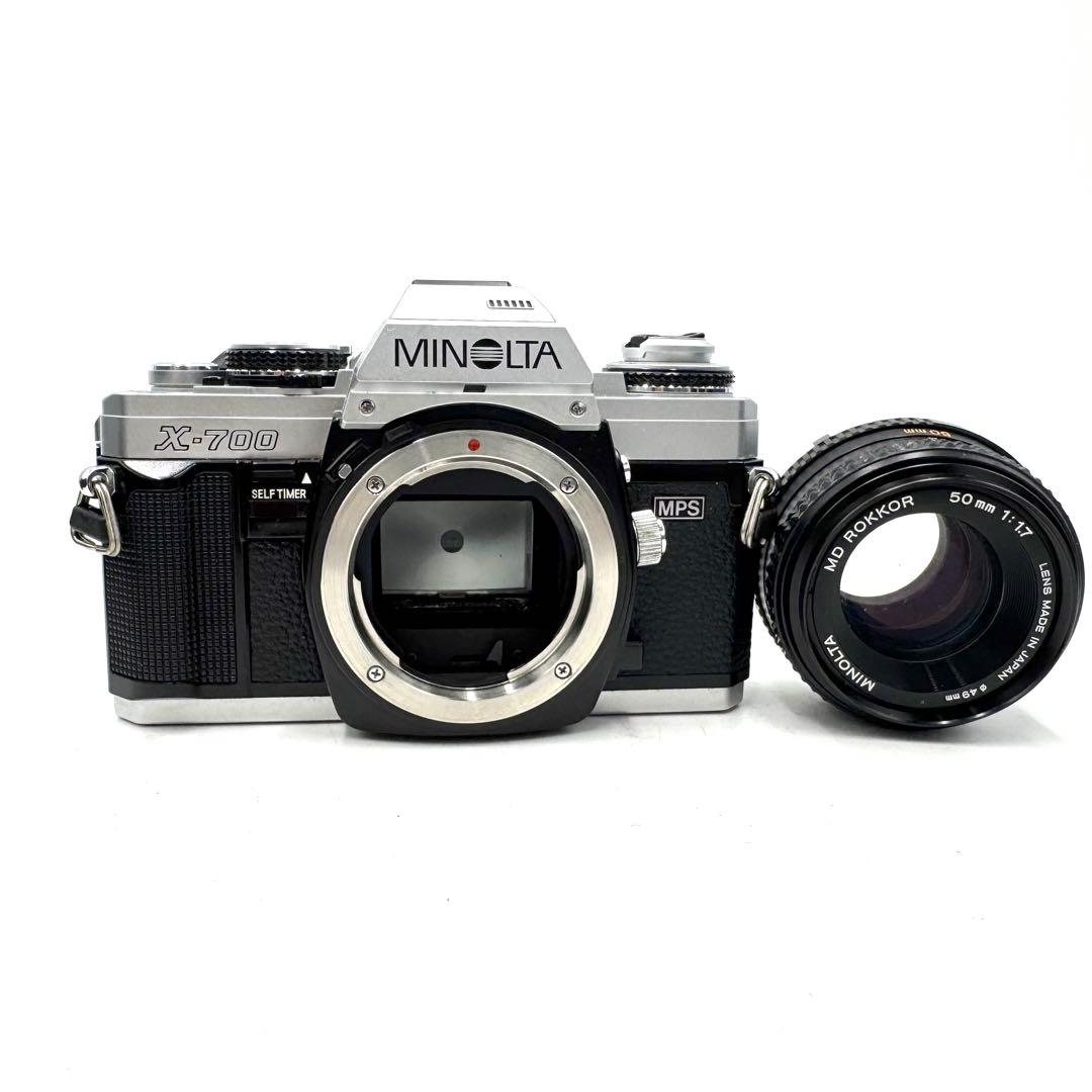 完動品 MINOLTA ミノルタ X-700 銘玉50mm F1.7 レンズ付