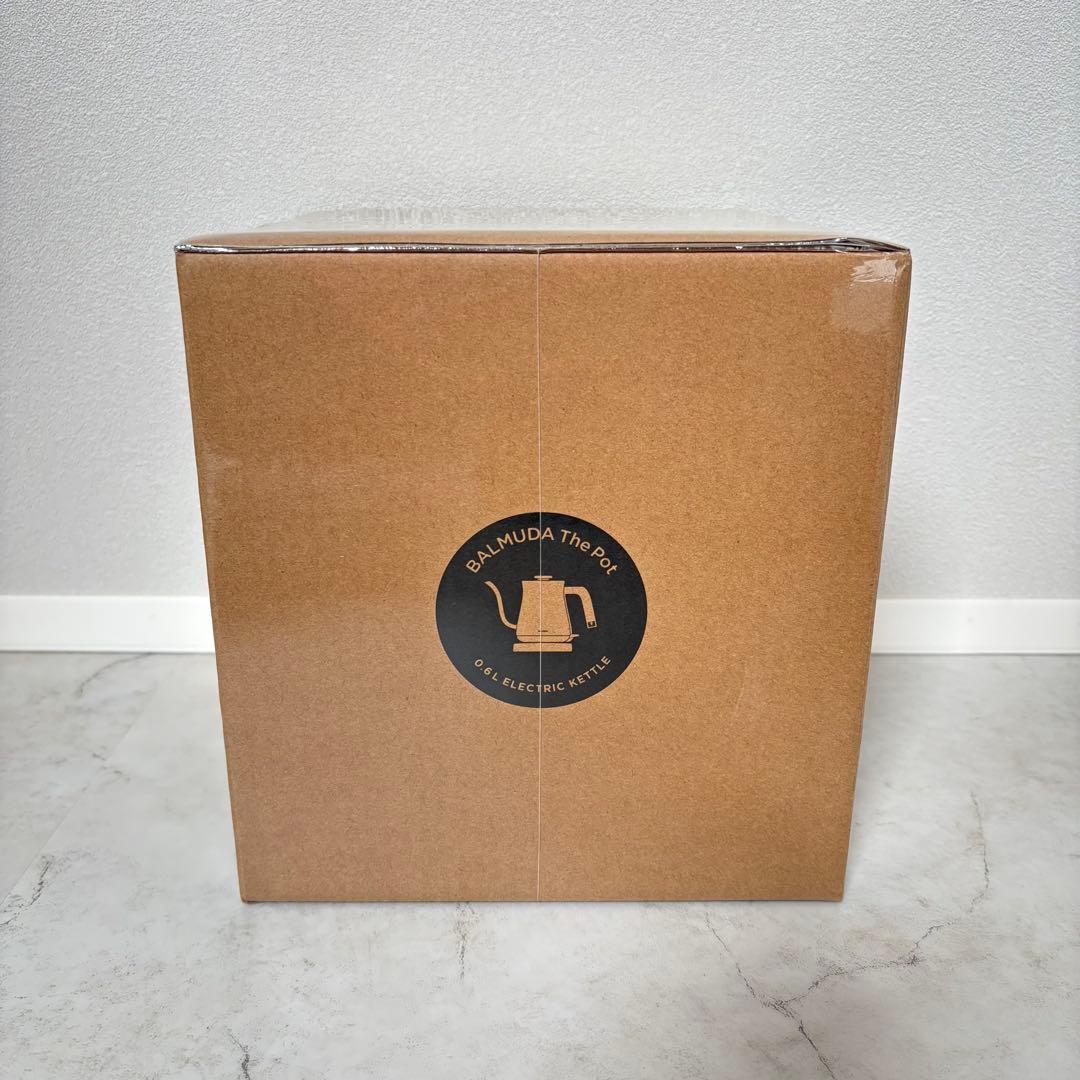 【新品未使用】バルミューダ　ポット　黒　ブラック　0.6L KPT01JP-BK