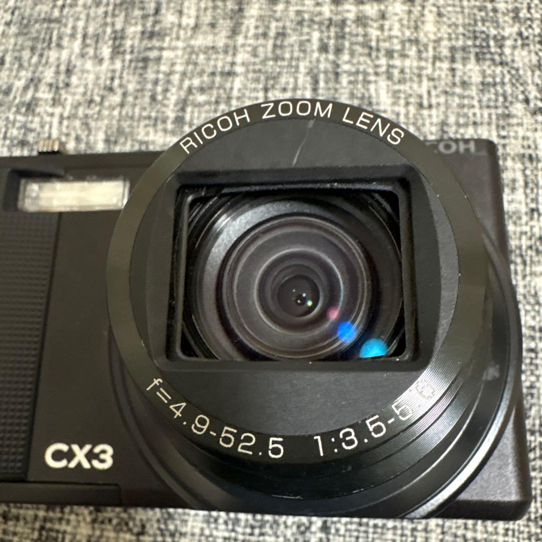 Ricoh CX3 デジタルカメラ ブラック