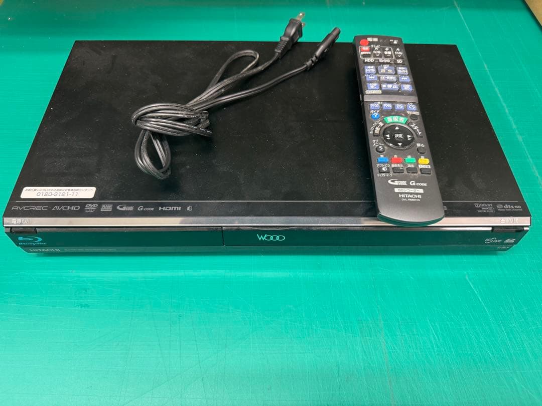 ブルーレイレコーダー　HITACHI DVL-BR10 日立