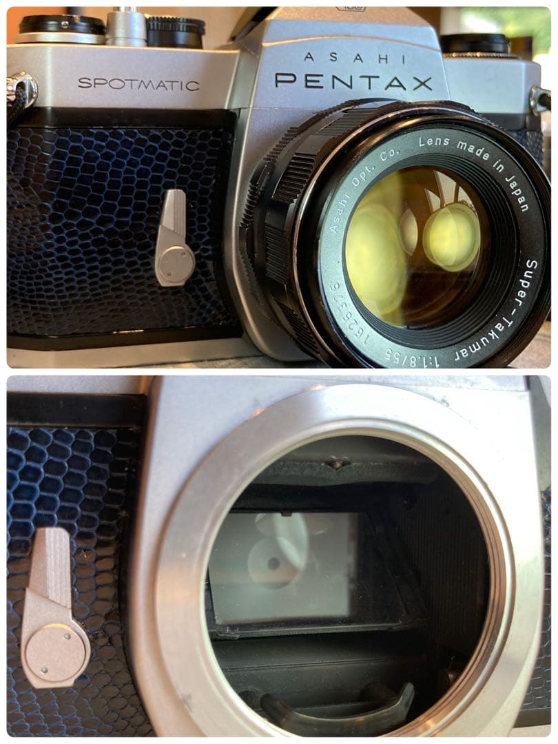 ★pentax sp ＊ブルー・リザード本革外装★完動＊美品＊初期保証＊作例必見