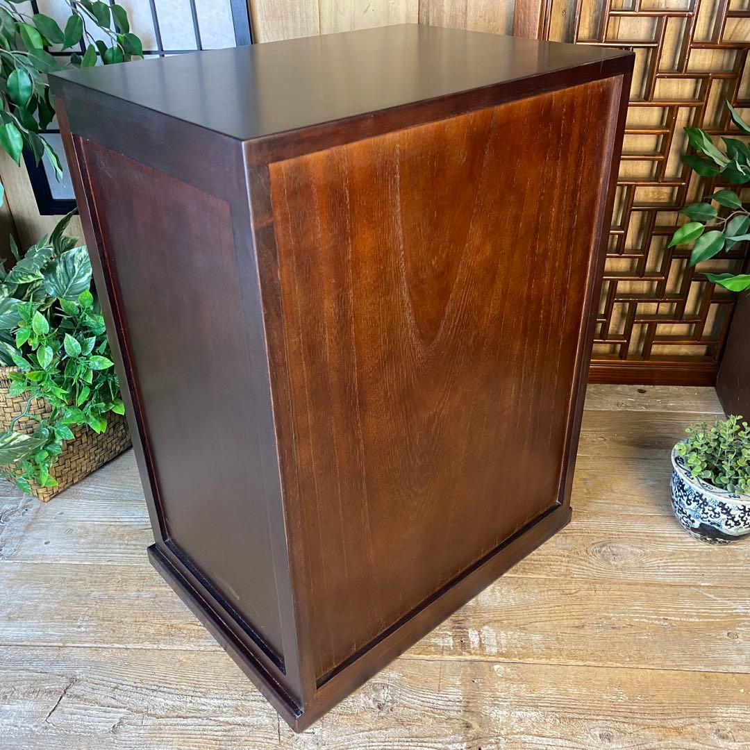 大幅値下げセール中！民芸家具桐材多引き出しチェストタンスD48㎝×65㎝木製収納