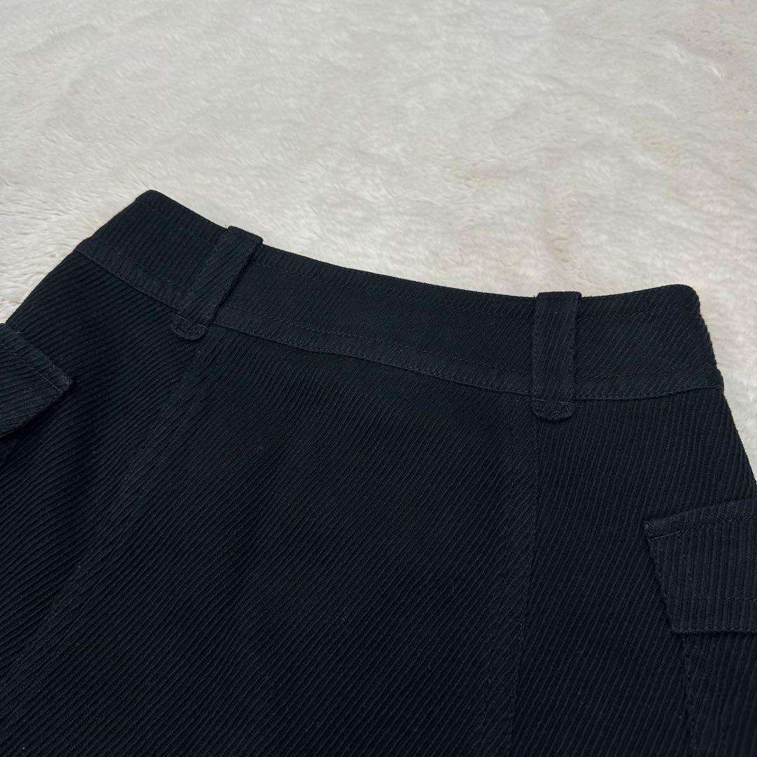 ✨美品✨バーバリーブルーレーベル ラップスカート 黒 ノバチェック ホース刺繍