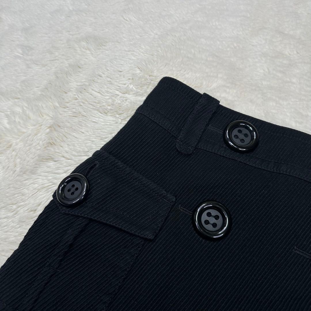 ✨美品✨バーバリーブルーレーベル ラップスカート 黒 ノバチェック ホース刺繍