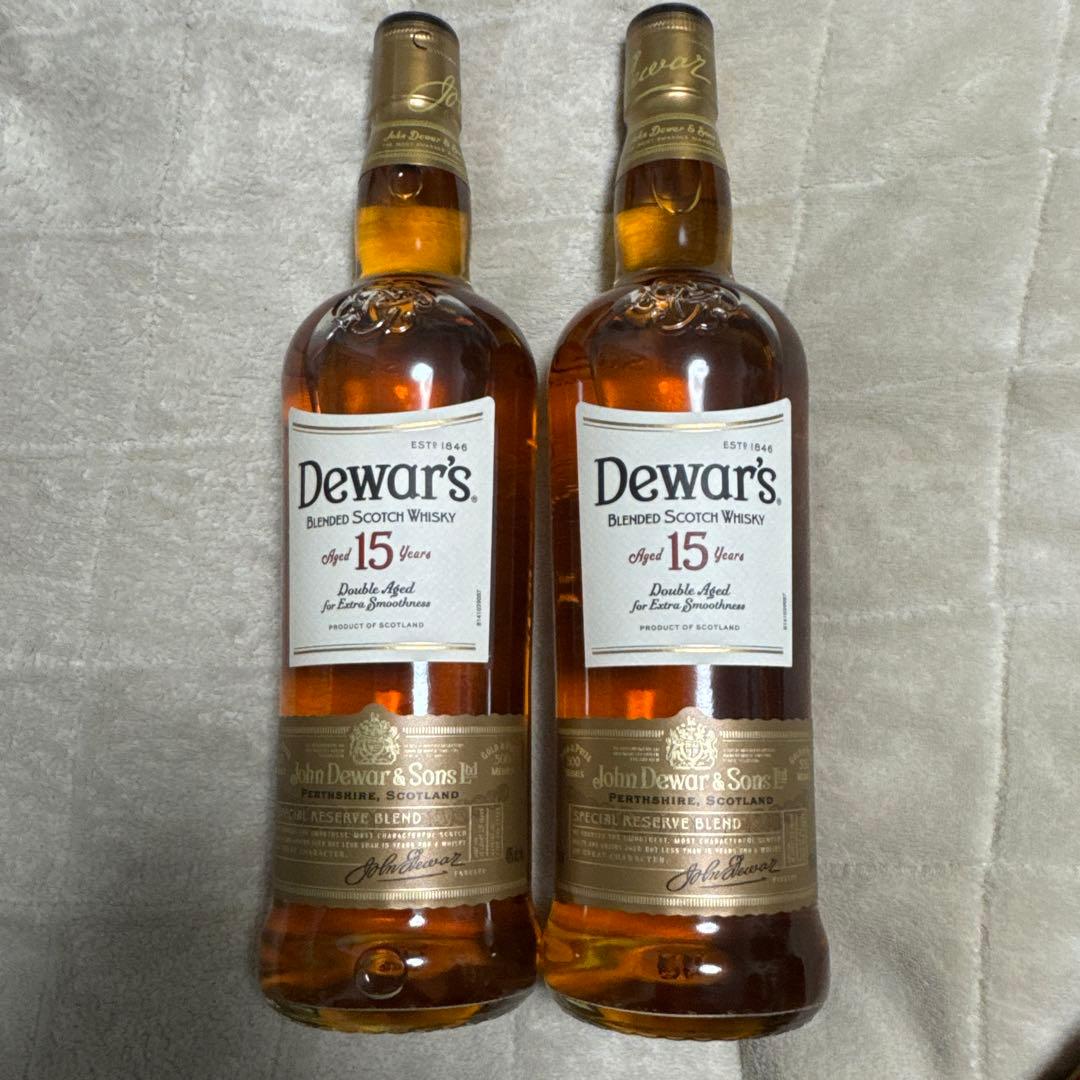 デュワーズ15年 750ml 2本セット