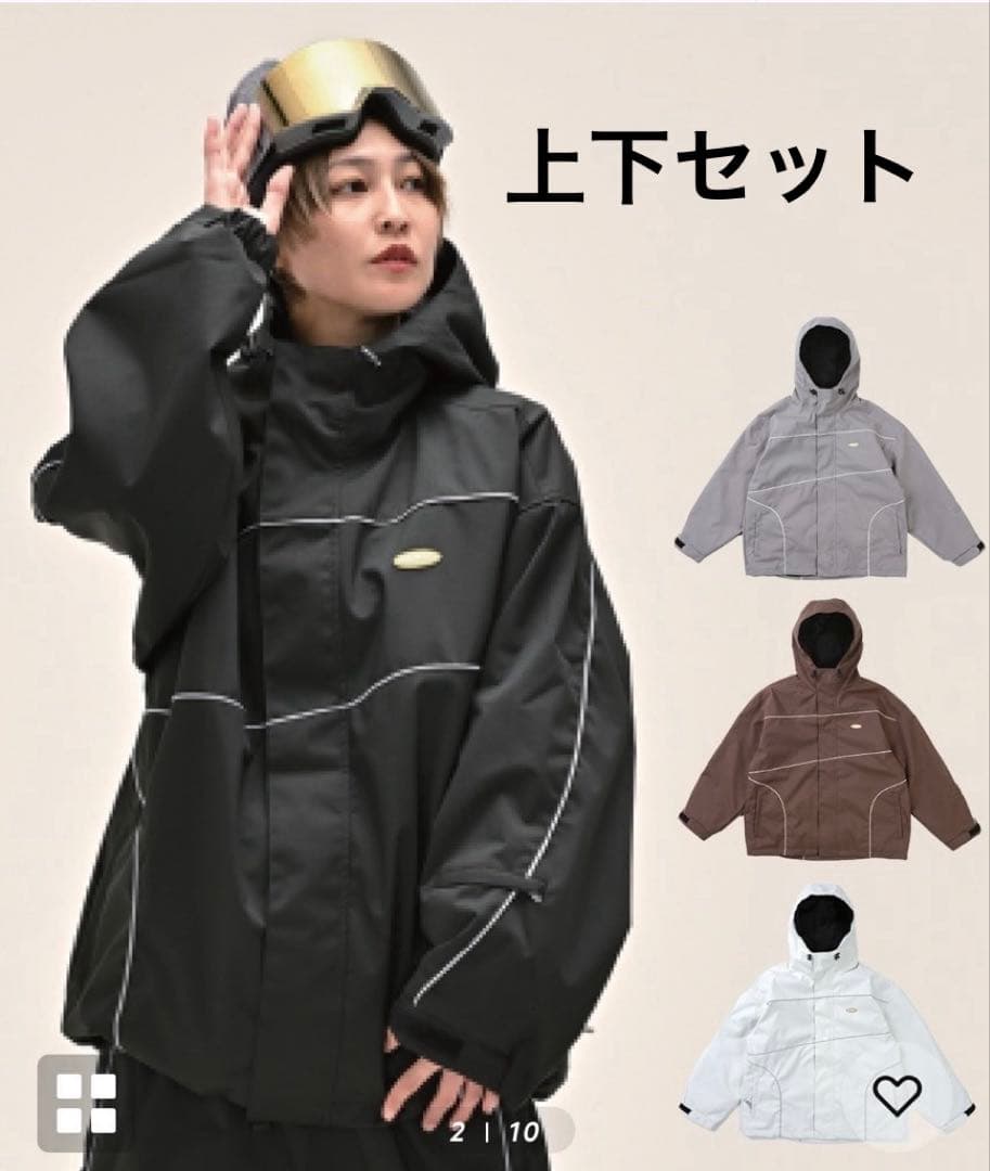 6KNOTシックスノット JKW TILT PIPE スノボウェア 上下セット