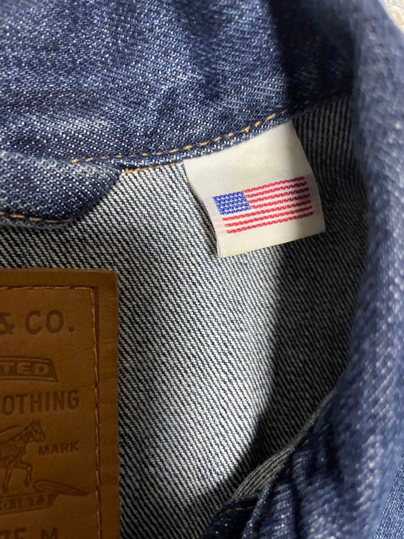 毛*様 Levi's リーバイス ダークブルー デニムジャケット 美品 Mサイズ